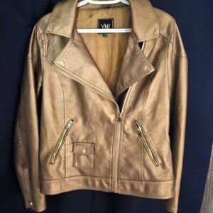 GOLD FAUX JACKET
